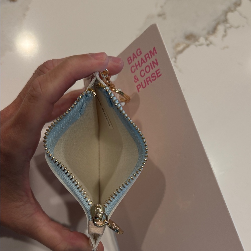 Pickleball Key & Card Holder - Cream with Pastel Accents - Picture 4 of 5